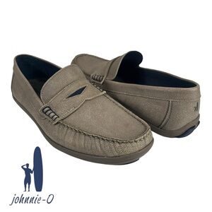 Johnnie-O | Men 10M‎ | Mox Tan Leather Suede Penny Driving Comfort Loafer M26619